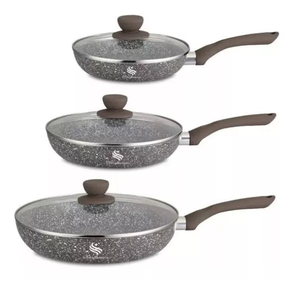 Sartenes Antiadherentes en Mármol Schaffhausen – Set de 6 Piezas