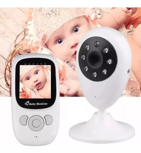 Monitor de Vigilancia Inalámbrico para Bebé con Visión Nocturna y Termómetro