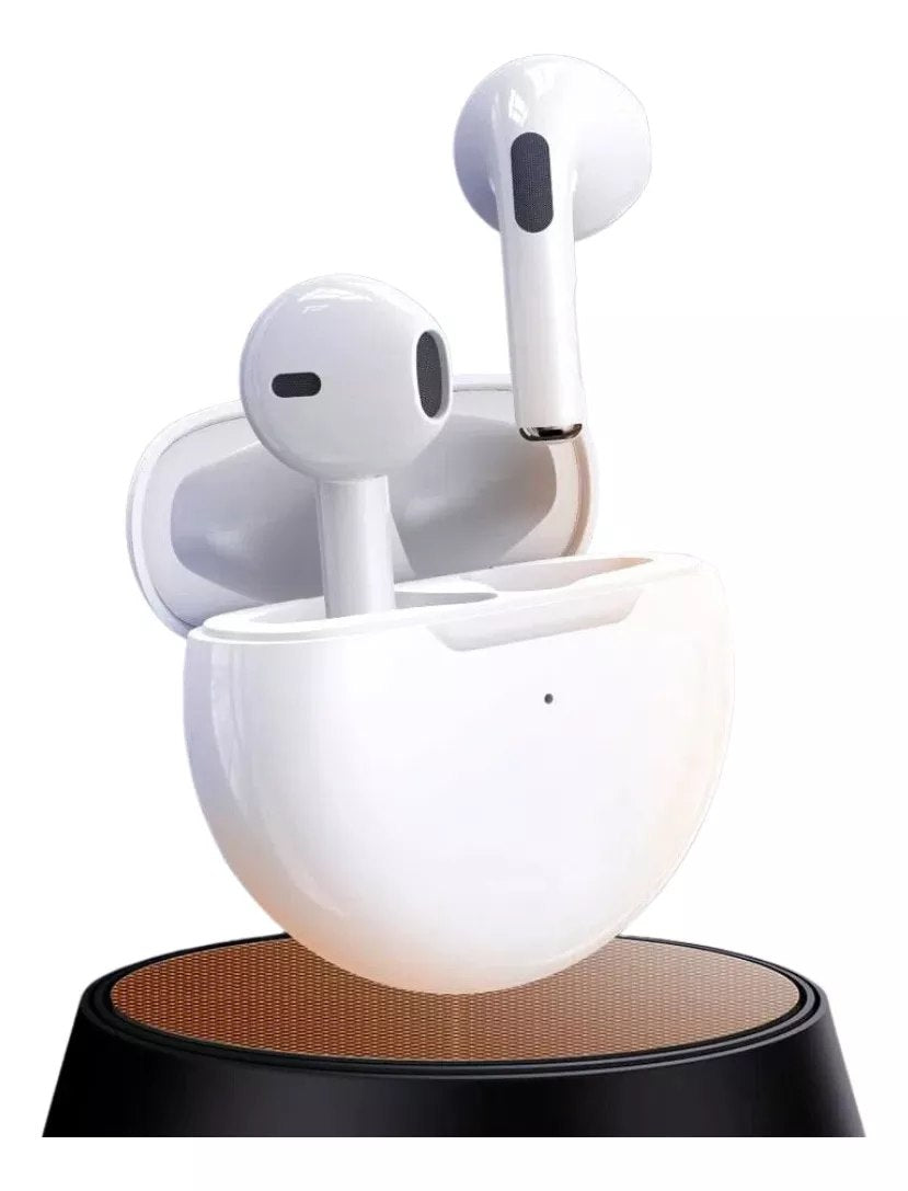 Auriculares TWS Air Pro6 Inalámbricos Blancos