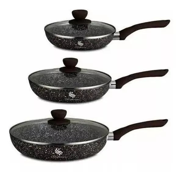 Sartenes Antiadherentes en Mármol Schaffhausen – Set de 6 Piezas