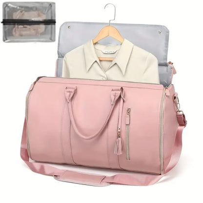 Bolso de equipaje convertible de Cuero Sintético