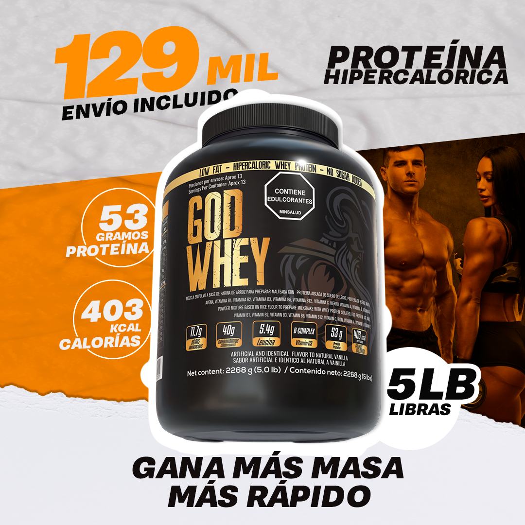 Proteína God Whey Hipercalórica