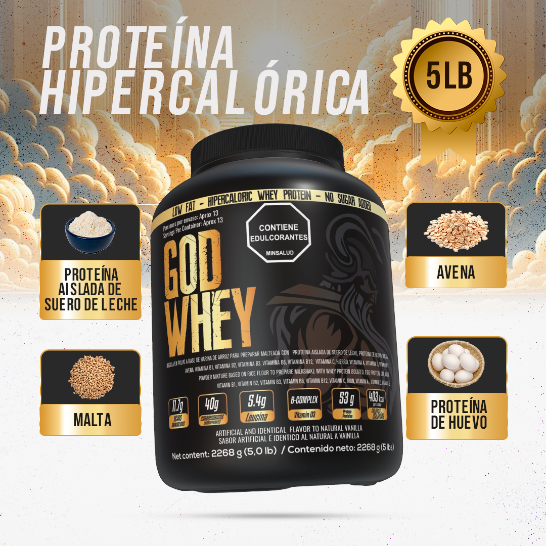 Proteína God Whey Hipercalórica