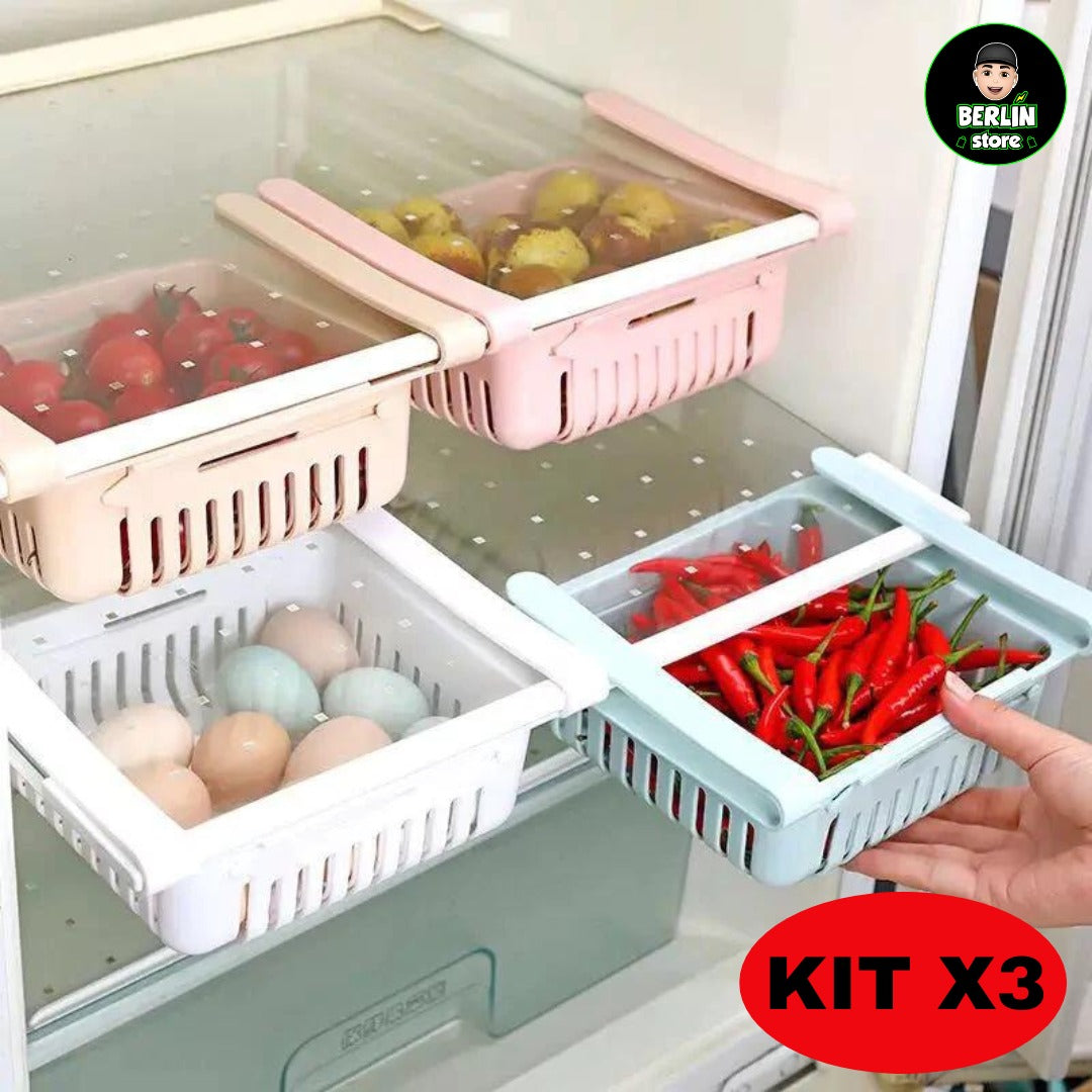 Combo Ahorro: Kit Organizador de Nevera x3