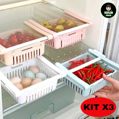 Combo Ahorro: Kit Organizador de Nevera x3